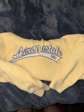 Aeropostale Yellow Logo Hoodie